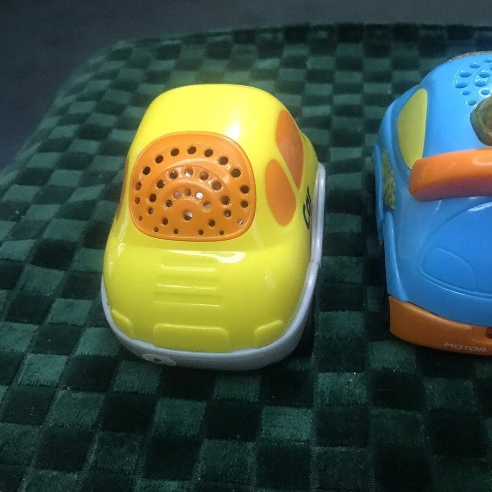 VTech Go Go Smart Wheels Race Car Helicopter Car Light & Sound Works Lot Of 3